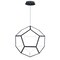 Et2 Penta 1-Light 28" Wide Black Pendant Light E25106-BK - alternate 1
